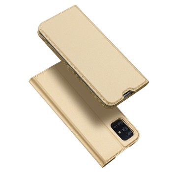 Калъф DUX DUCIS Skin Pro Bookcase type case for Samsung Galaxy A71 golden