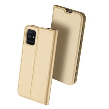 Калъф DUX DUCIS Skin Pro Bookcase type case for Samsung Galaxy A71 golden