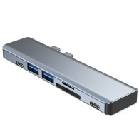 Хъб TECH-PROTECT V5-HUB ADAPTER 7in1, Grey