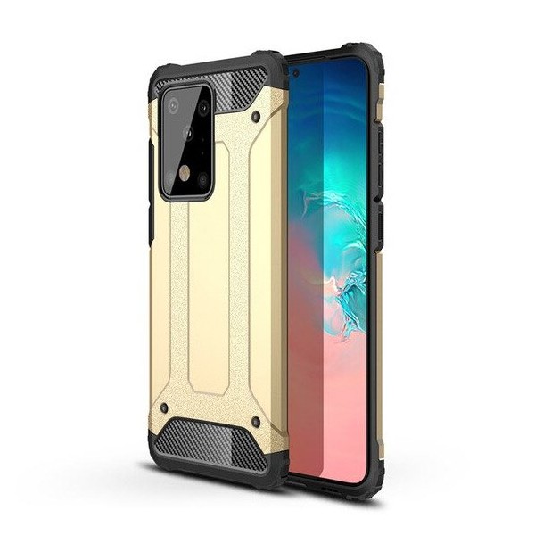 Калъф Hybrid Armor Case за Samsung Galaxy S20 Plus golden