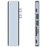 Хъб TECH-PROTECT V5-HUB ADAPTER 7in1, Grey