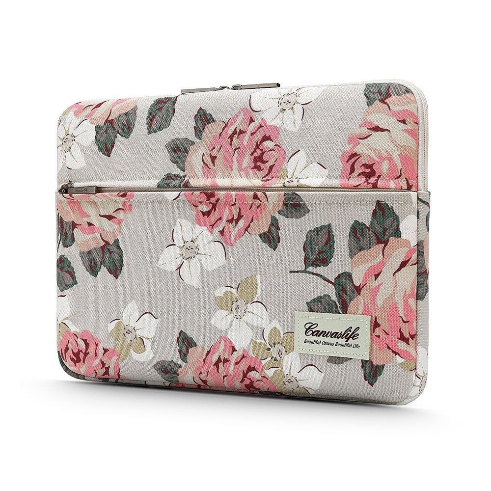 Чанта за лаптоп Canvaslife Sleeve Laptop 13-14" White Rose
