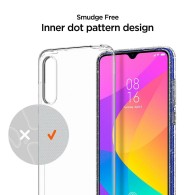 Spigen Liquid Crystal тънък силиконов (TPU) калъф за Xiaomi Mi A3 Glitter, Crystal Quartz