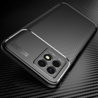 Калъф TECH-PROTECT TPUCARBON за REALME 8i, Черен