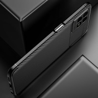 Калъф TECH-PROTECT TPUCARBON за REALME 8i, Черен