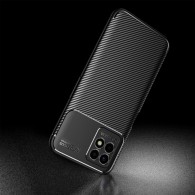 Калъф TECH-PROTECT TPUCARBON за REALME 8i, Черен