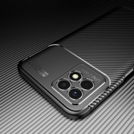 Калъф TECH-PROTECT TPUCARBON за REALME 8i, Черен
