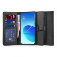 Калъф TECH-PROTECT WALLET за OPPO RENO 6 5G, Черен
