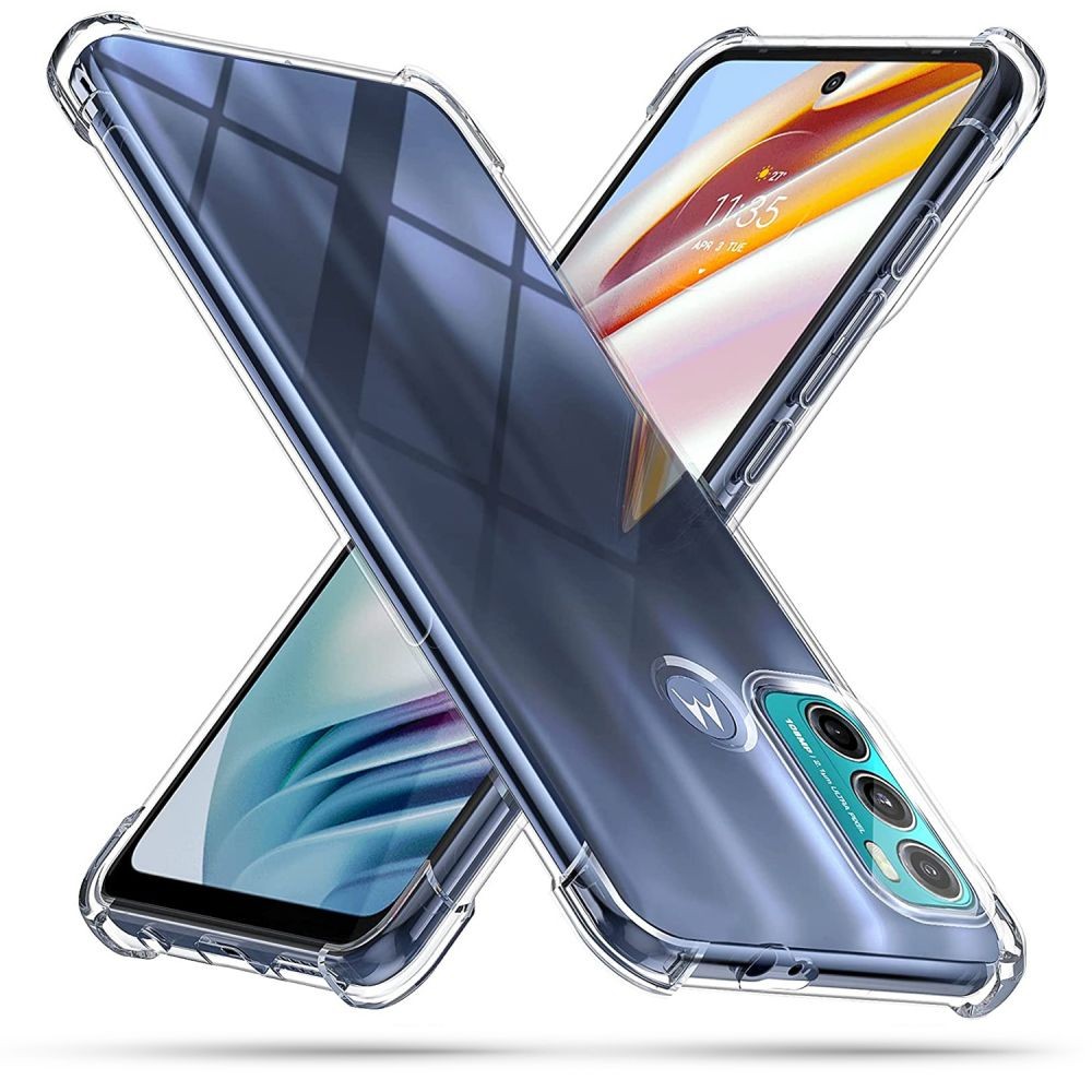 Калъф TECH-PROTECT FLEXAIR PRO за MOTOROLA MOTO G60, Clear