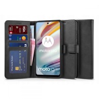 Калъф TECH-PROTECT WALLET за MOTOROLA MOTO G60, Черен