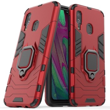 Ring Armor Case Kickstand за Samsung Galaxy A40 red