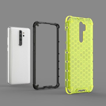 Калъф fixGuard Honeycomb Case armor cover with TPU Bumper for Xiaomi Redmi Note 8 Pro black