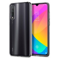 Spigen Liquid Crystal тънък силиконов (TPU) калъф за Xiaomi Mi9 Lite, Crystal Clear