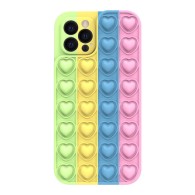 Калъф fixGuard Heart Pop it Case за Motorola Moto G10 / G10 Power / G20 / G30, Rainbow