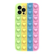 Калъф fixGuard Heart Pop it Case за Motorola Moto G10 / G10 Power / G20 / G30, Rainbow