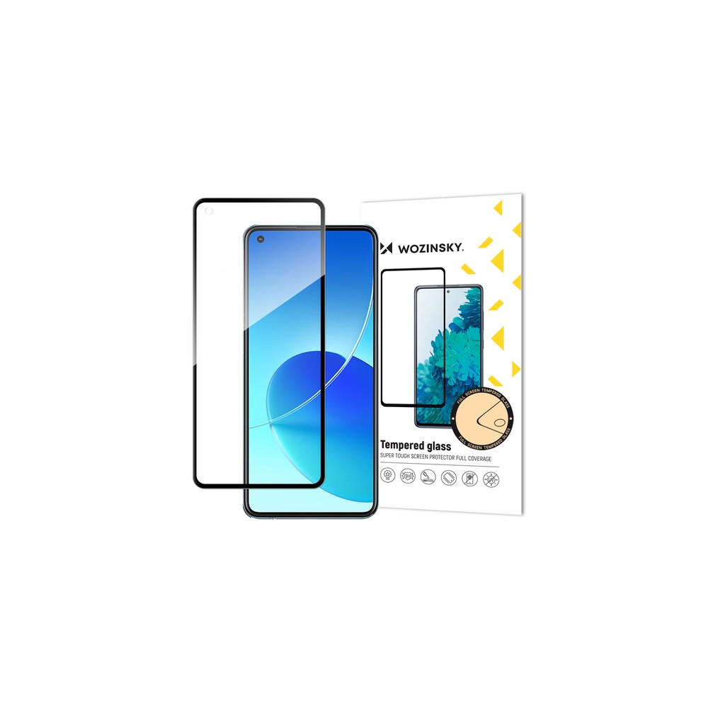 Стъклен Протектор Wozinsky Tempered Glass Full Glue Case Friendly за Oppo Reno6 4G, Black
