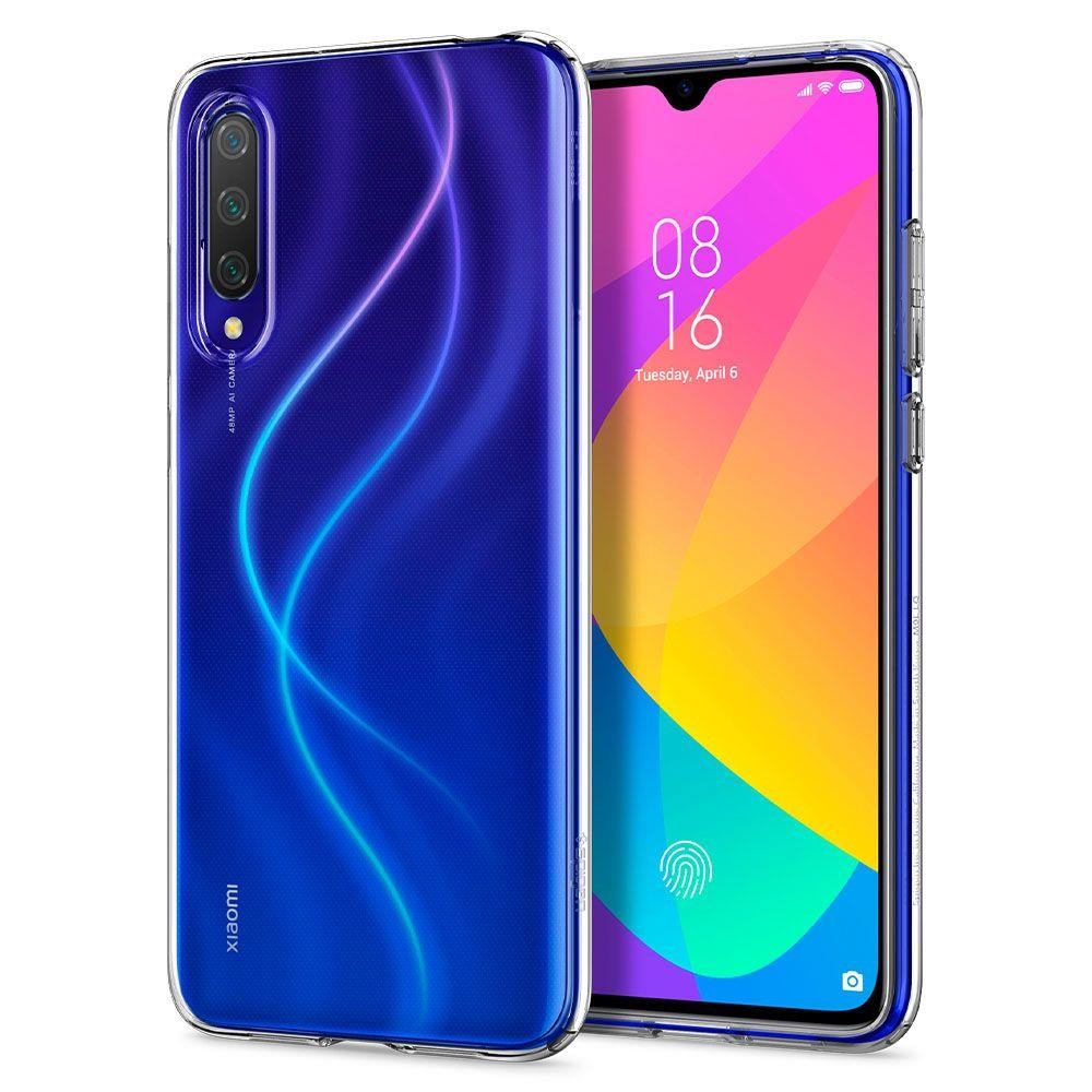 Spigen Liquid Crystal тънък силиконов (TPU) калъф за Xiaomi Mi9 Lite, Crystal Clear