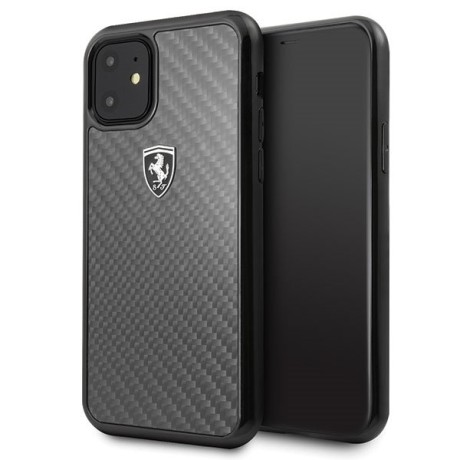 Калъф Ferrari Hardcase FEHCAHCN61BK iPhone 11  Carbon Heritage