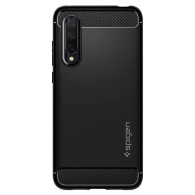 Spigen Rugged Armor удароустойчив силиконов (TPU) калъф за Xiaomi Mi9 Lite Matte, Black