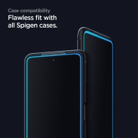 Стъклен протектор SPIGEN GLASS FC за XIAOMI MI 10T/10T PRO, Черен