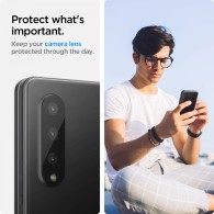Стъклен протектор за камера SPIGEN OPTIK.TR CAMERA LENS SAMSUNG GALAXY Z FOLD 3, Черен