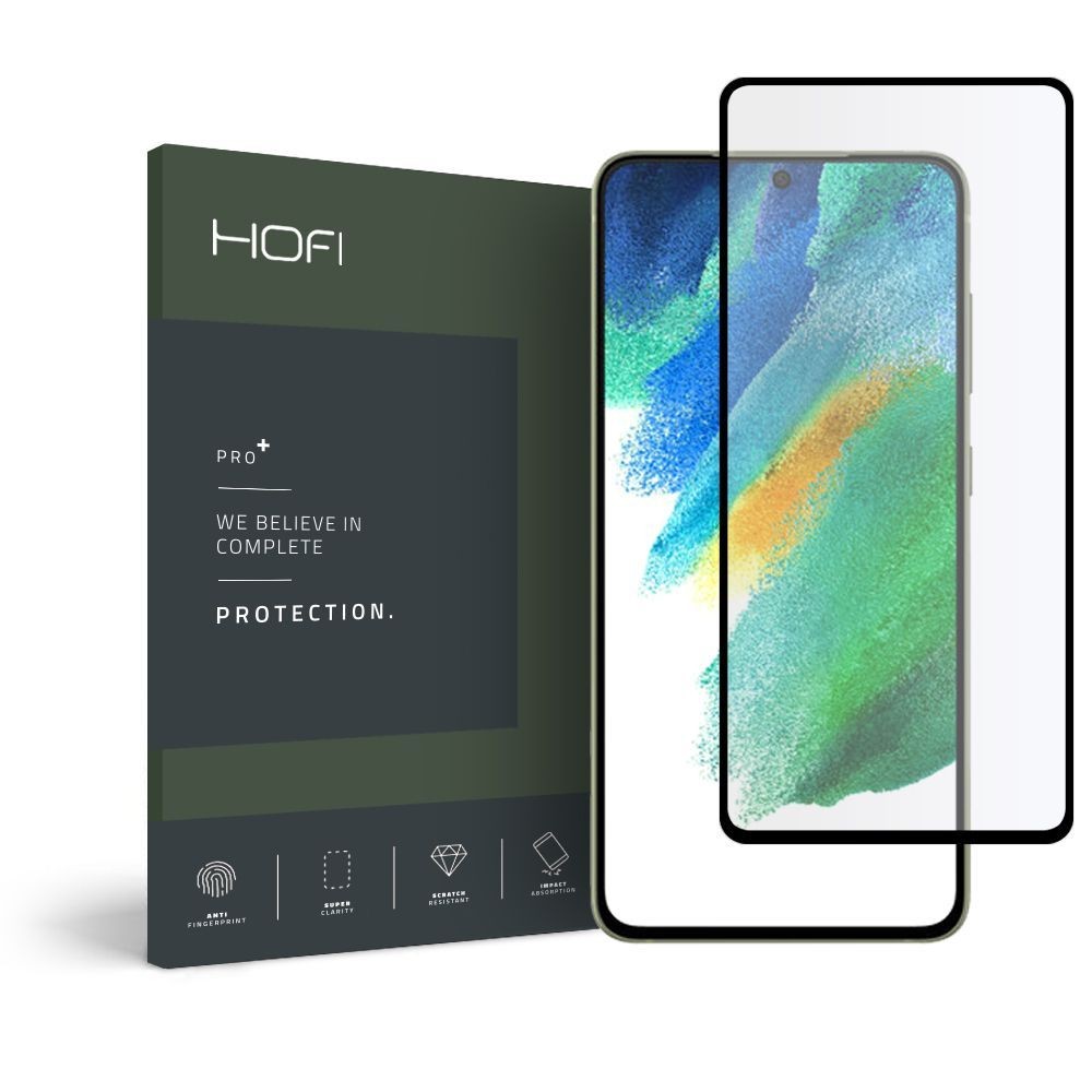 Стъклен протектор HOFI GLASS PRO+ за SAMSUNG GALAXY S21 FE, Черен