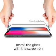 Стъклен протектор SPIGEN GLASS FC за IPHONE 11, Черен