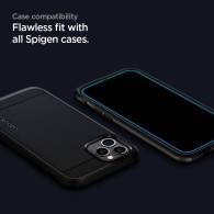 Стъклен протектор SPIGEN GLASS FC за IPHONE 12 PRO MAX, Черен