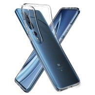 Spigen Liquid Crystal тънък силиконов (TPU) калъф за Xiaomi Mi 10 / Mi 10 Pro, Crystal Clear
