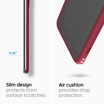 Spigen Ciel Color Brick дизайнерски удароустойчив кейс за Samsung Galaxy S20, Burgundy