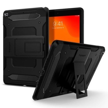 Spigen Tough Armor Tech хибриден кейс с най-висока степен на защита Tech за iPad 10.2 (2019), Black
