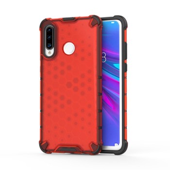 Калъф fixGuard Honeycomb Case armor cover with TPU Bumper for Huawei P30 Lite red