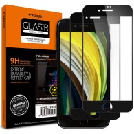Стъклен протектор SPIGEN GLASS FC 2-PACK за IPHONE 7/8/SE 2020, Черен
