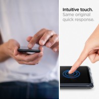 Стъклен протектор SPIGEN GLASS FC за SAMSUNG GALAXY A71, Черен