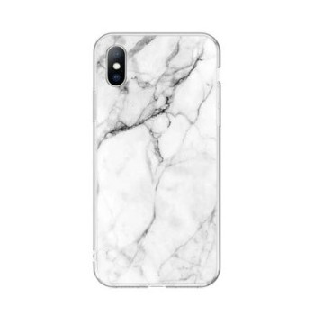 Калъф Wozinsky Marble TPU за iPhone XS / iPhone X white