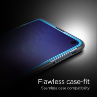 Стъклен протектор SPIGEN GLASS FC за SAMSUNG GALAXY S10E, Черен