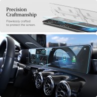Стъклен протектор  SPIGEN GLAS.TR ”EZ FIT” SET за MERCEDES A-CLASS 2020 / 2021