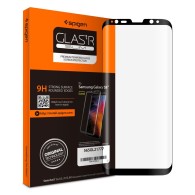 Стъклен протектор SPIGEN GLAS.TR CASE FRIENDLY за SAMSUNG GALAXY S8, Черен