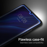 Стъклен протектор SPIGEN GLAS.TR SLIM за HUAWEI P30 PRO, Черен