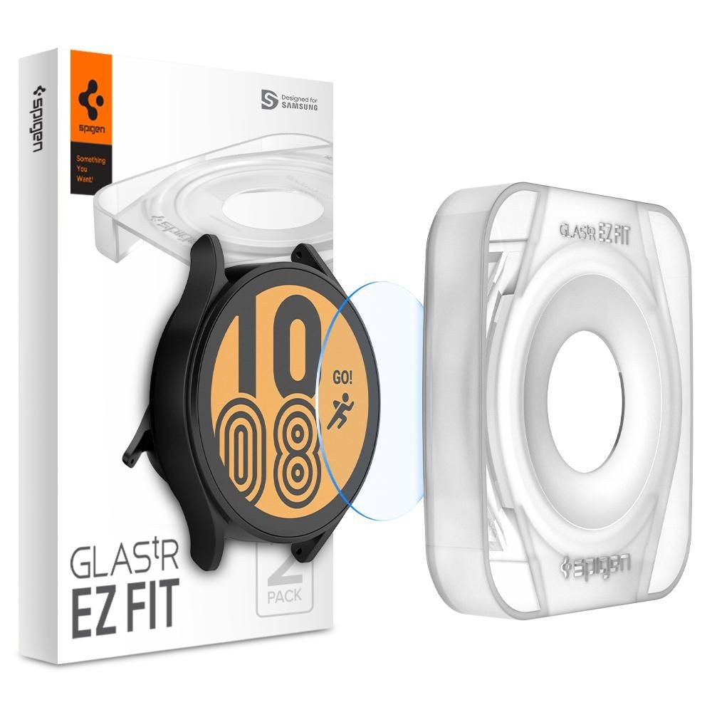 Стъклен протектор SPIGEN GLAS.TR ”EZ FIT” 2-PACK за SAMSUNG GALAXY WATCH 4, 44MM