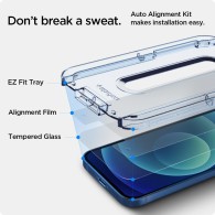 Стъклен протектор SPIGEN GLAS.TR ”EZ FIT” 2-PACK за IPHONE 12 MINI