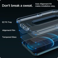 Стъклен протектор SPIGEN GLAS.TR ”EZ FIT” 2-PACK за IPHONE 12 PRO MAX