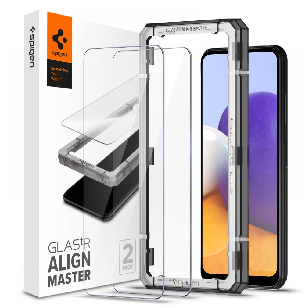 Стъклен протектор SPIGEN ALM GLAS.TR 2-PACK за SAMSUNG GALAXY A22 5G