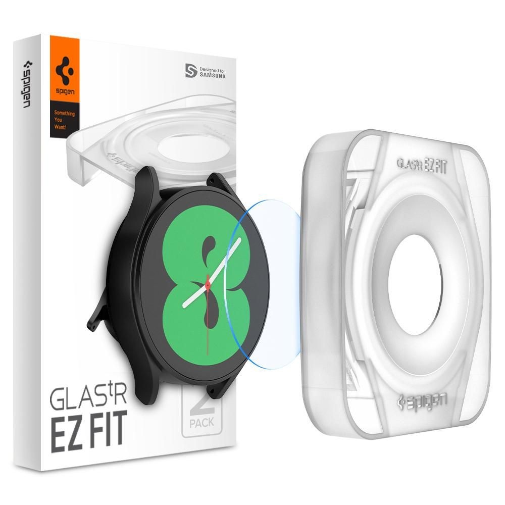 Стъклен протектор SPIGEN GLAS.TR ”EZ FIT” 2-PACK за SAMSUNG GALAXY WATCH 4, 40MM