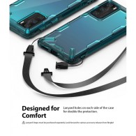 Удароустойчив хибриден кейс Ringke Fusion X за Huawei P40, Turquoise Green