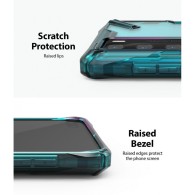 Удароустойчив хибриден кейс Ringke Fusion X за Huawei P40, Turquoise Green