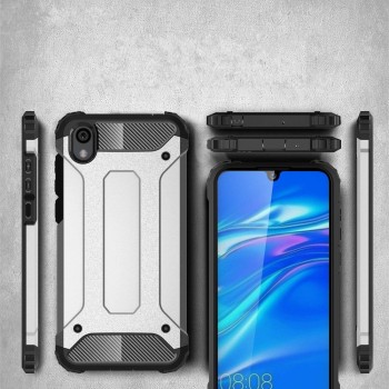 Калъф Hybrid Armor Case за Huawei Y5 2019 / Honor 8S silver