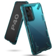 Удароустойчив хибриден кейс Ringke Fusion X за Huawei P40, Turquoise Green