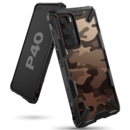 Удароустойчив хибриден кейс Ringke Fusion X за Huawei P40, Camo Black