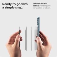 Картодържач SPIGEN VALENTINUS MAGSAFE, Черен